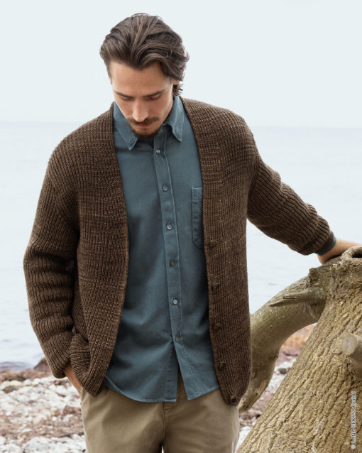 Strickset Jacke Im Halbpatent Aus Cool Wool Vintage Von Lana Grossa