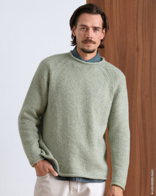 Strickset Pullover Mit Betontem Raglan Aus Alta Moda Alpaca Von Lana Grossa