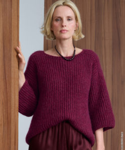 Strickset Pullover In Kastenform aus Ecopuno und Silkhair von Lana Grossa