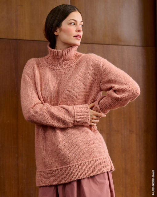 Strickset Pullover Glatt Rechts Aus Brigitte No. 2 Von Lana Grossa