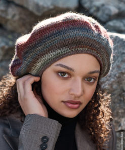 Strickset Baskenmütze aus Gomitolo Intenso von Lana Grossa