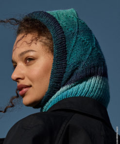Strickset Schalmütze aus Gomitolo Fumo von Lana Grossa