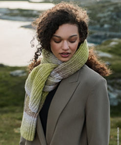 Strickset Patentschal aus Gomitolo Gala von Lana Grossa