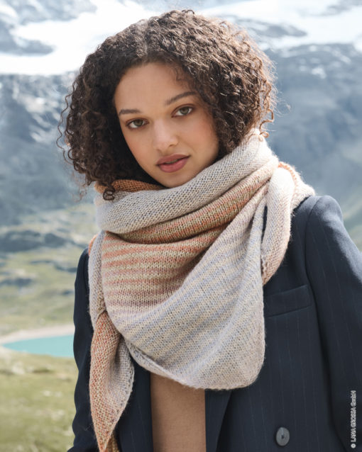 Strickset Dreieckstuch Aus Gomitolo Gala Von Lana Grossa