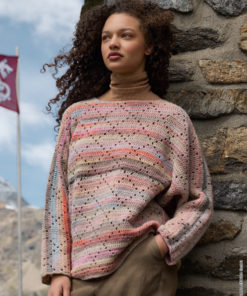 Strickset Pullover Mit Rautenmuster aus Gomitolo Intenso von Lana Grossa