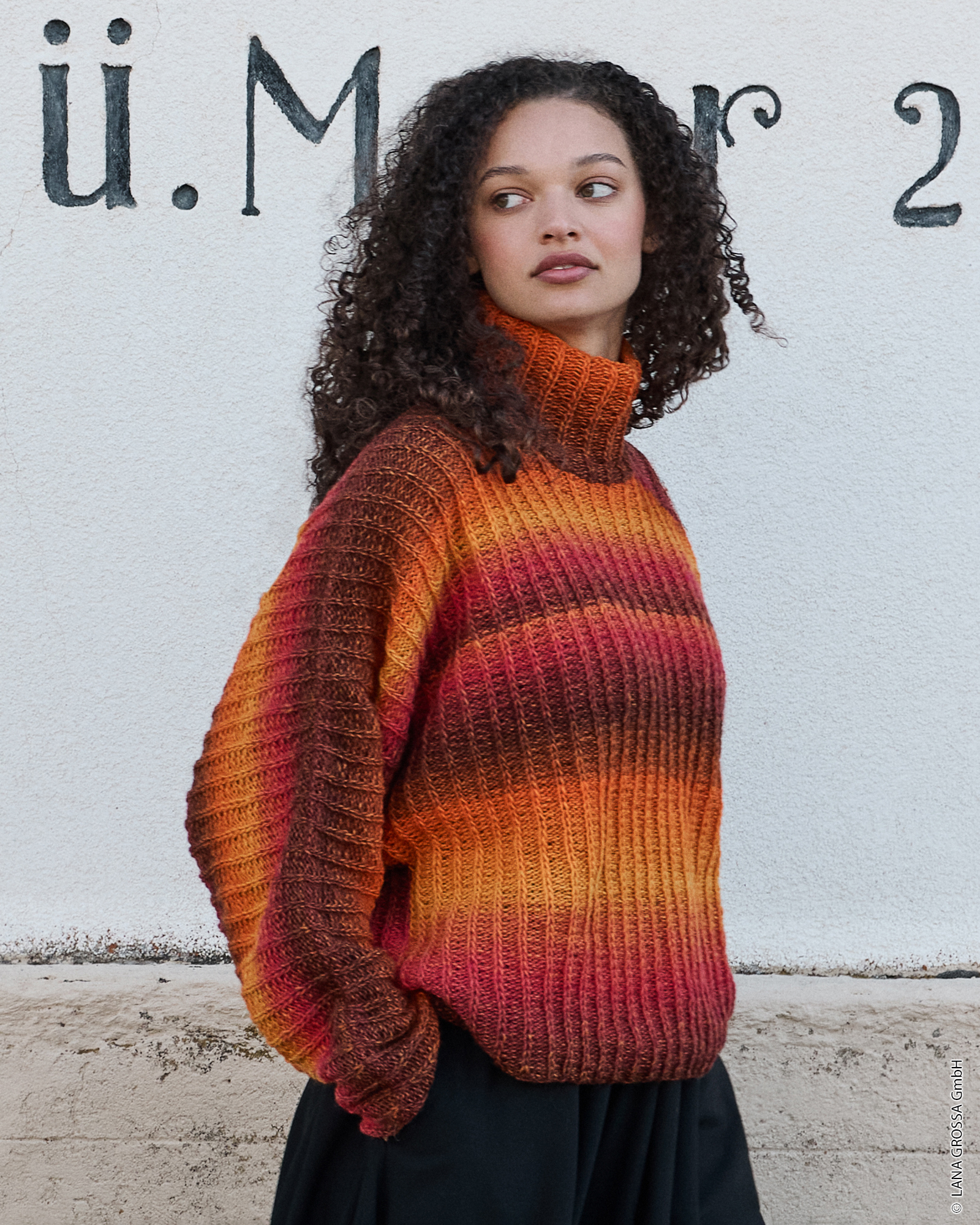 Strickset Fledermaus-Pullover Aus Gomitolo Versione Von Lana Grossa 1 Strickset Fledermaus-Pullover Aus Gomitolo Versione Von Lana Grossa