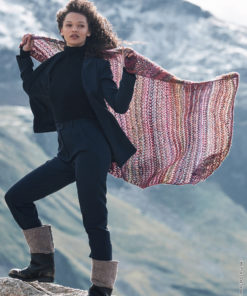 Strickset Stola aus Gomitolo Intenso von Lana Grossa