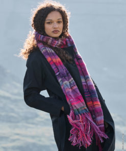 Strickset Zopfschal aus Gomitolo Intenso von Lana Grossa