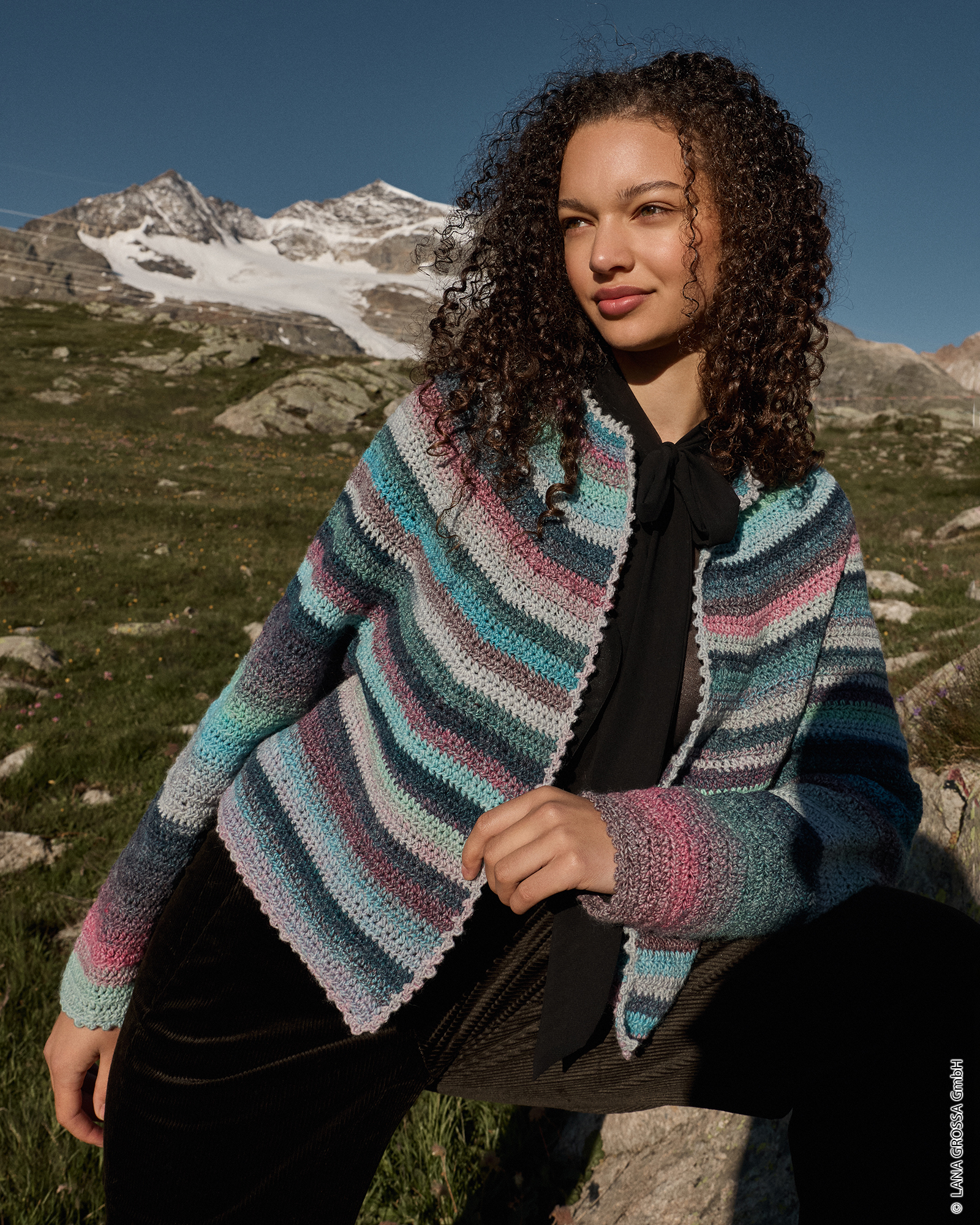 Strickset Häkeljacke Aus Gomitolo Intenso Von Lana Grossa 1 Strickset Häkeljacke Aus Gomitolo Intenso Von Lana Grossa