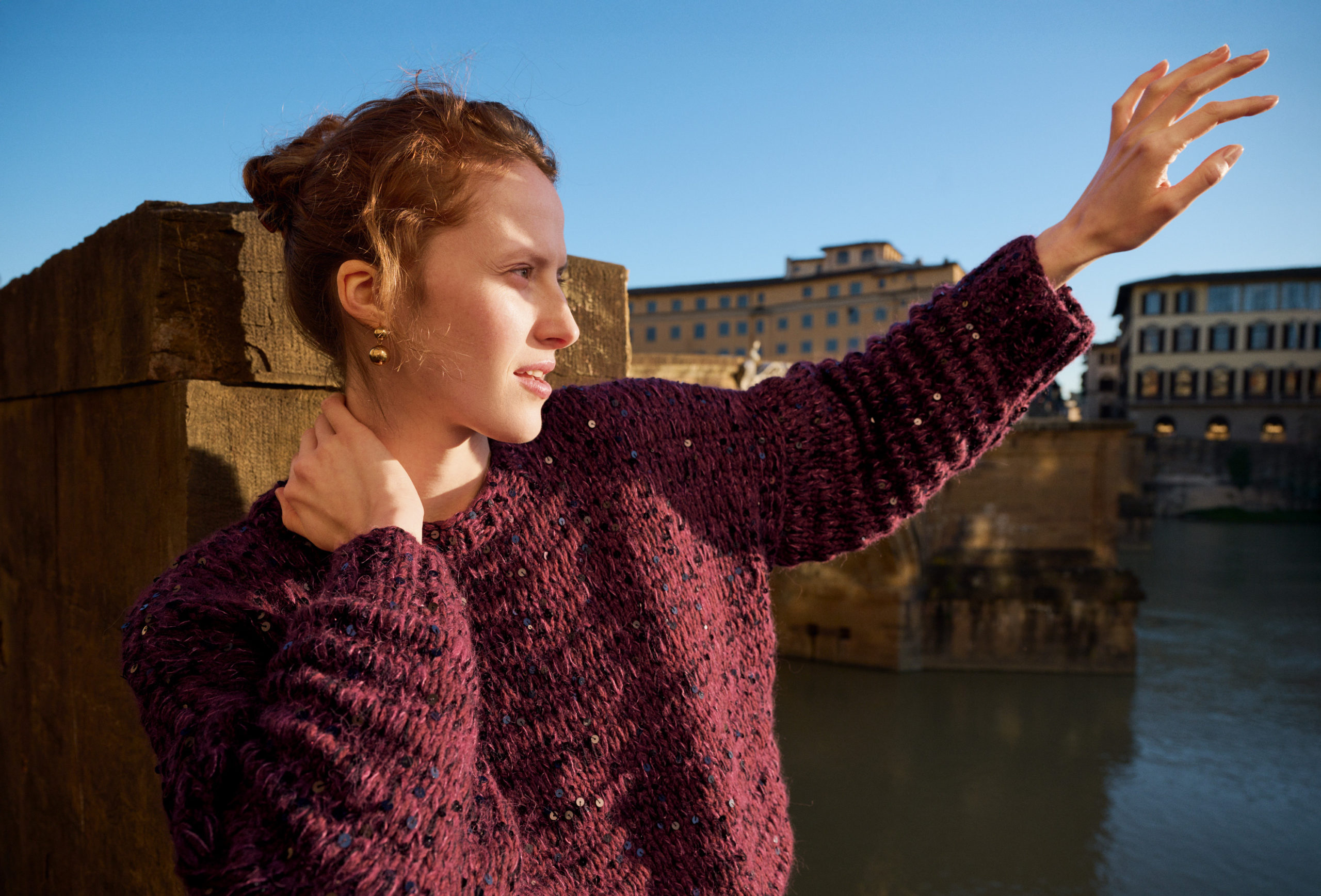 Strickset Pullover Im Fallmaschenmuster Aus Alta Moda Cashmere 16, Setasuri Und Cosmo Von Lana Grossa 3 Strickset Pullover Im Fallmaschenmuster Aus Alta Moda Cashmere 16, Setasuri Und Cosmo Von Lana Grossa – Bild 3