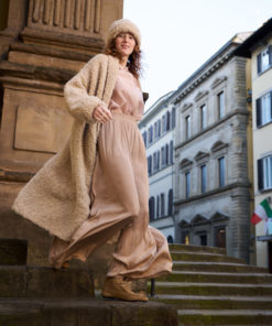 Strickset Mantel aus Orsetto von Lana Grossa