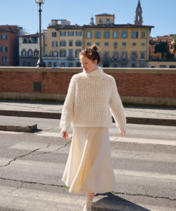 Strickset Rollkragen-pullover aus Orsetto und Alta Moda Alpaca von Lana Grossa