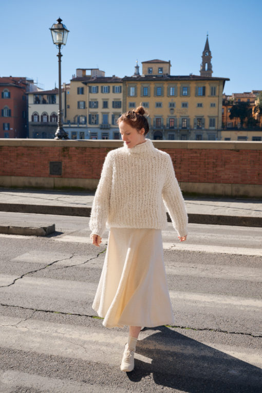 Strickset Rollkragen-Pullover Aus Orsetto Und Alta Moda Alpaca Von Lana Grossa