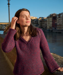 Strickset V-pullover aus Winter Softness und Silkhair von Lana Grossa