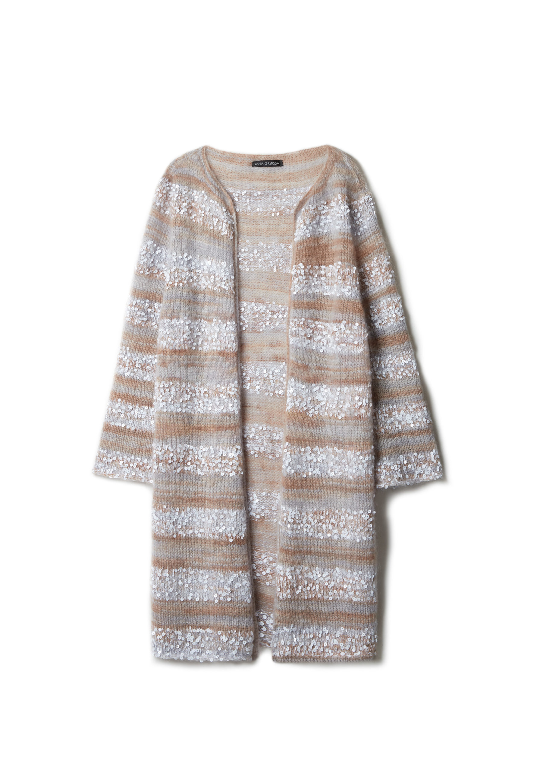 Strickset Lange Jacke Aus Superkid Seta Und Cosmo Von Lana Grossa 2 Strickset Lange Jacke Aus Superkid Seta Und Cosmo Von Lana Grossa – Bild 2