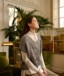 Strickset Slipover aus Alta Moda Cashmere 16, Setasuri und Cosmo von Lana Grossa