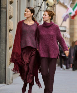 Strickset Dreieckstuch aus Silkhair und Alta Moda Alpaca von Lana Grossa