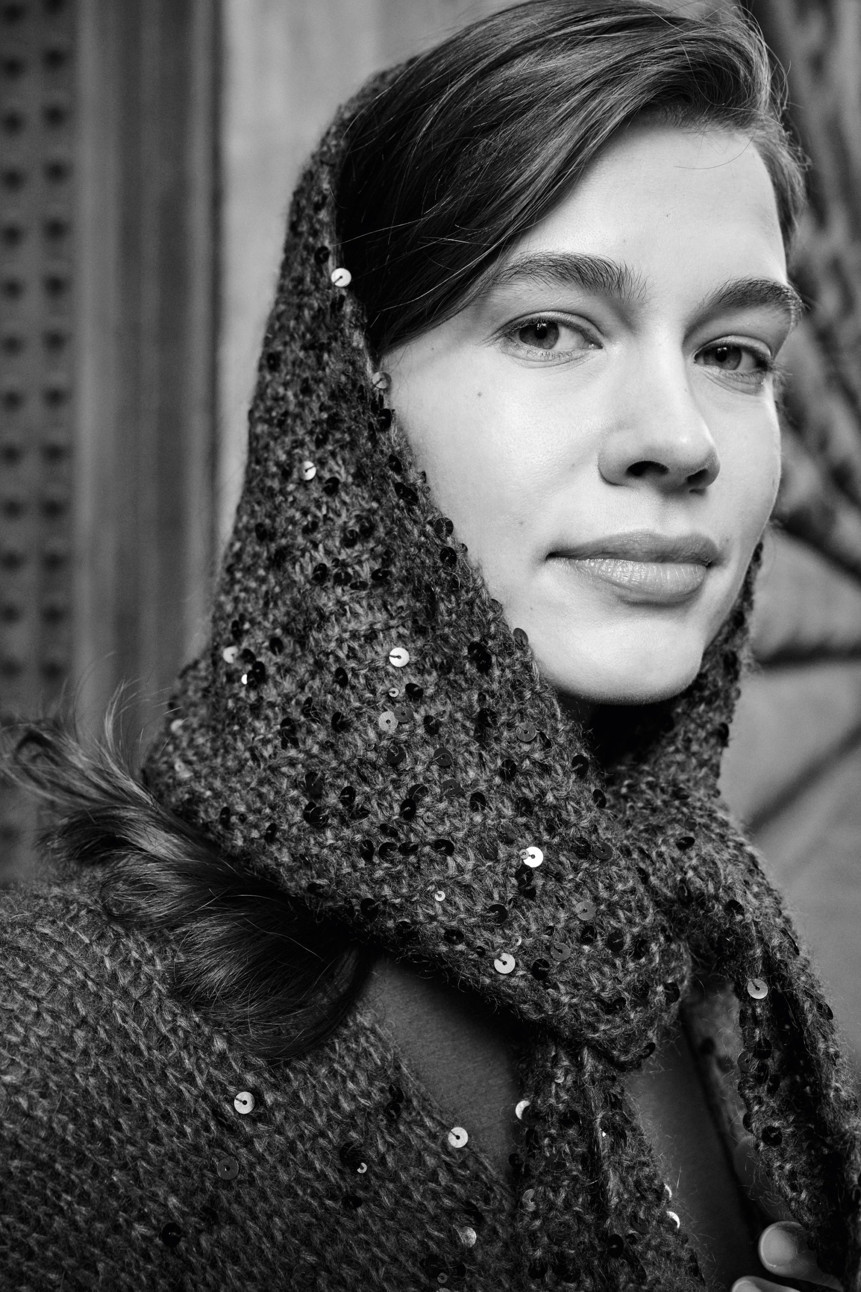 Strickset Poncho Aus Superkid Seta Und Cosmo Von Lana Grossa 3 Strickset Poncho Aus Superkid Seta Und Cosmo Von Lana Grossa – Bild 3