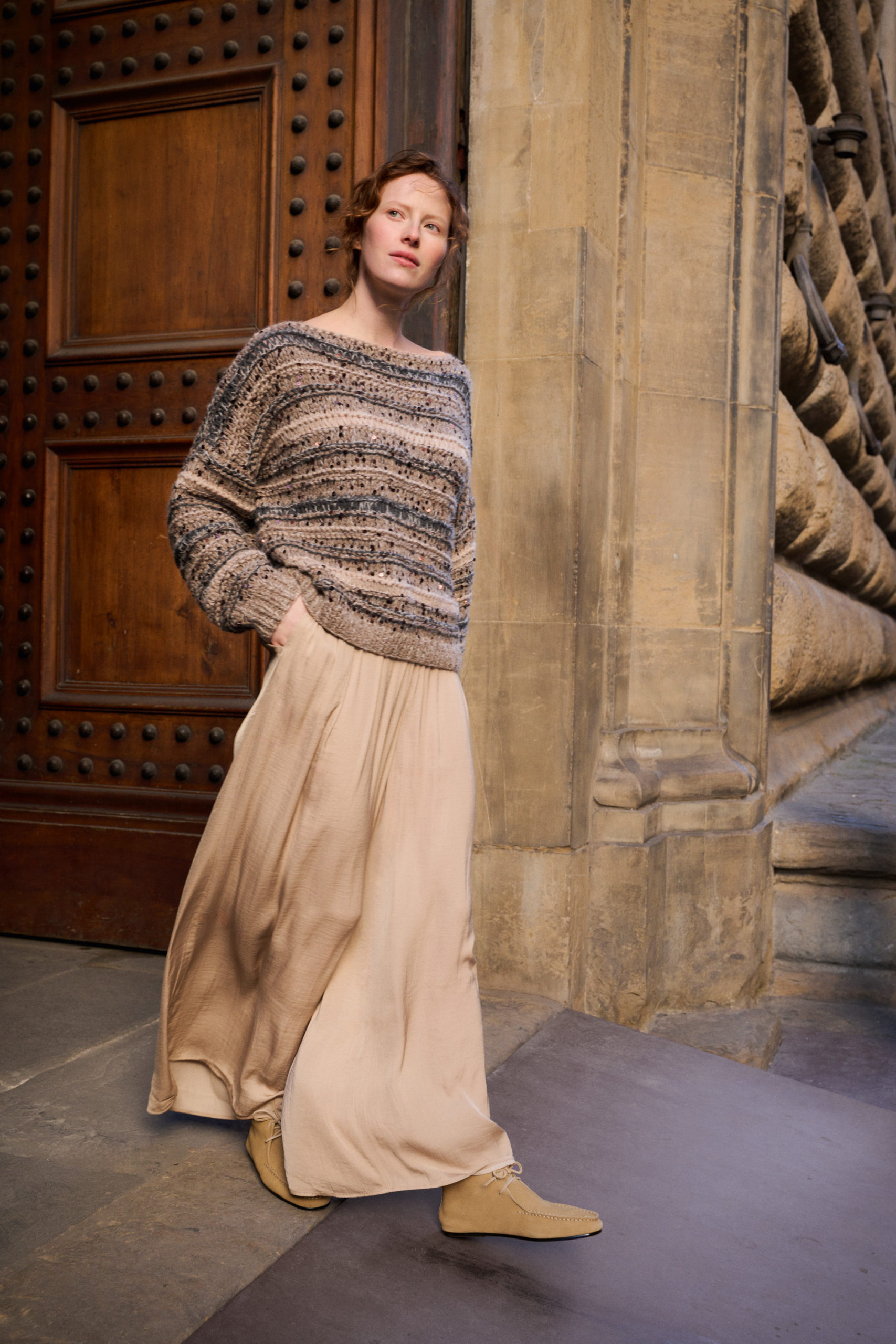 Strickset Pullover Mit Streifen Aus Alta Moda Cashmere 16, Setasuri Und Cosmo Von Lana Grossa 1 Strickset Pullover Mit Streifen Aus Alta Moda Cashmere 16, Setasuri Und Cosmo Von Lana Grossa