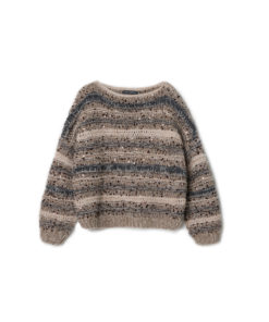 Strickset Pullover Mit Streifen Aus Alta Moda Cashmere 16, Setasuri Und Cosmo Von Lana Grossa 4 Hw2025 Nera Lana Grossa 9340101 M7 Mf2
