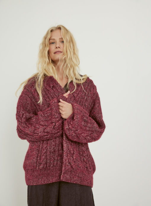 Strickset Cardigan Aus Natural Alpaca Pelo Von Lana Grossa
