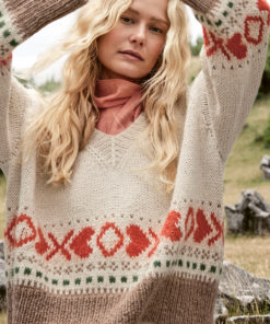 Strickset Pullover aus Natural Lama Chunky und Mohair Di Gio von Lana Grossa