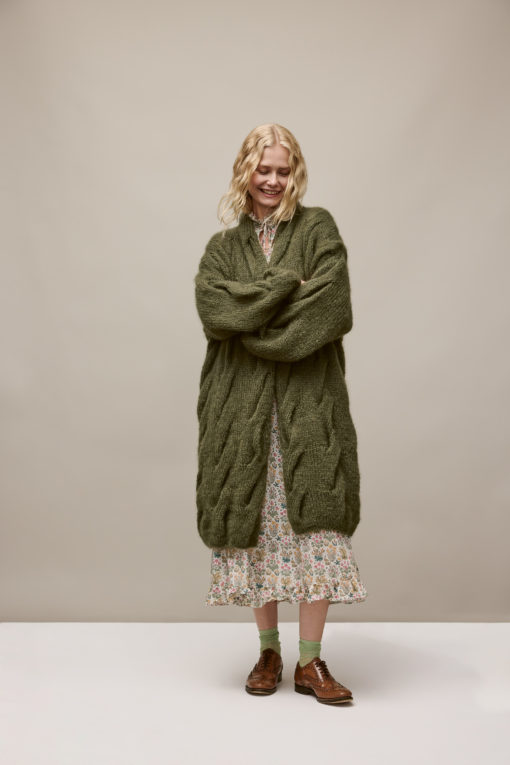 Strickset Oversized-Cardigan Aus Mohair Di Gio Von Lana Grossa