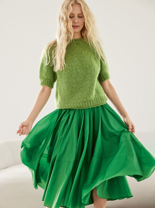 Strickset Rundpassen-Pullover Aus Mohair Di Gio Von Lana Grossa