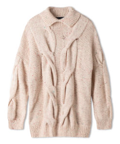Strickset Long-Sweater Aus Ecopuno Und Natural Superkid Tweed Von Lana Grossa 4 Hw2025 Nordic Knits 04 Lana Grossa 9410324 M9 Mf2