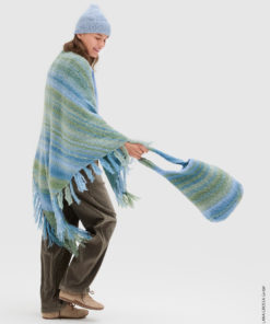 Strickset Tasche Im Webmuster aus Gigante von Lana Grossa