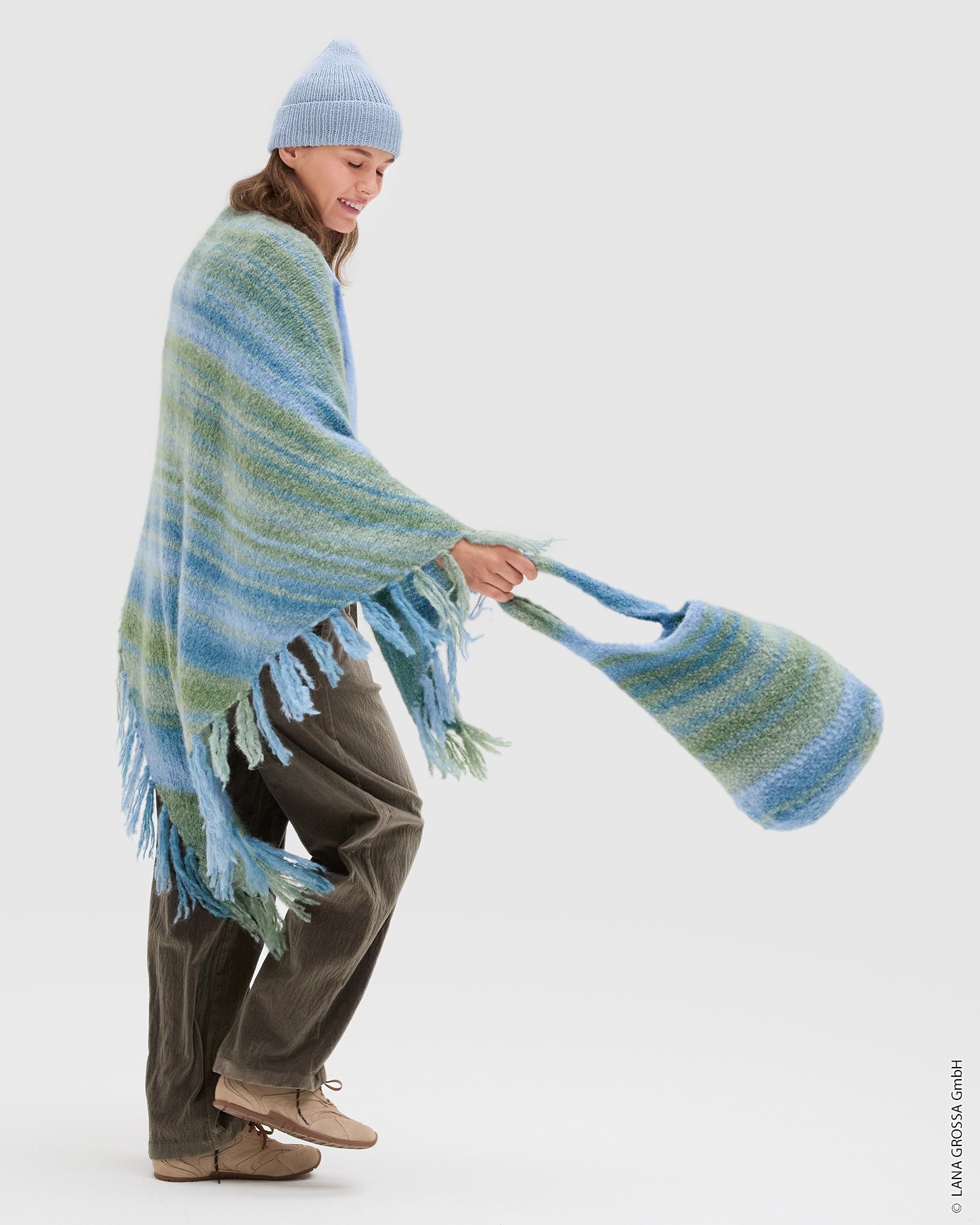 Strickset Tasche Im Webmuster Aus Gigante Von Lana Grossa 1 Strickset Tasche Im Webmuster Aus Gigante Von Lana Grossa