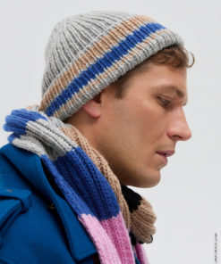 Strickset Streifenmütze Aus Cool Merino Von Lana Grossa 4 Hw2025 Accessoires 23 Lana Grossa 9700205 M25 Mf2
