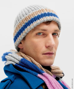 Strickset Streifenmütze Aus Cool Merino Von Lana Grossa 5 Hw2025 Accessoires 23 Lana Grossa 9700205 M25 Mf3