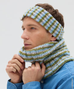 Strickset Stirnband aus Nebbia von Lana Grossa