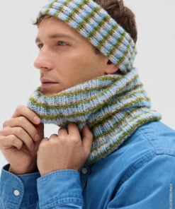 Strickset Loop Im Rippenmuster aus Nebbia von Lana Grossa