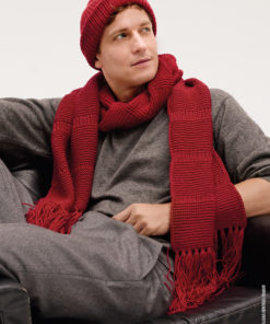 Strickset Schal Im Mustermix aus Cool Wool Big von Lana Grossa