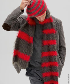 Strickset Schal Im Patentmuster aus Basta von Lana Grossa