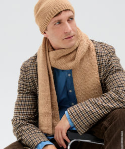 Strickset Schal aus Cool Wool Big Mélange von Lana Grossa