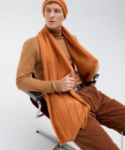 Strickset Schal Im Rippenmuster aus Cool Wool Big von Lana Grossa