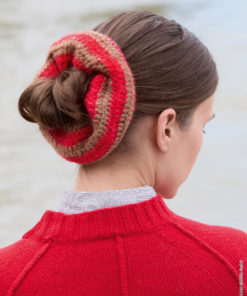 Strickset Scrunchie aus Nebbia von Lana Grossa