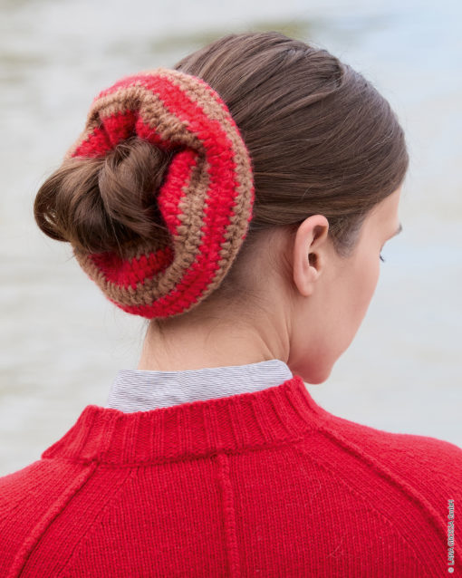 Strickset Scrunchie Aus Nebbia Von Lana Grossa