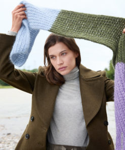 Strickset Schal Im Halbpatentmuster Aus Mohair Di Gio Und Glamour Von Lana Grossa 3 Hw2025 Accessoires 23 Lana Grossa 9700205 M46 Mf2