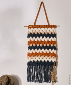 Strickset Wandbehang Im Stäbchenmuster-gerader Abschluss aus The Tube von Lana Grossa