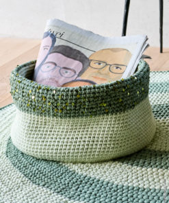 Strickset Bodenkorb In Festen Maschen aus The Tube und Cosmo von Lana Grossa