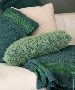 Strickset Kissenhülle Glatt Rechts aus The Look und Basta von Lana Grossa