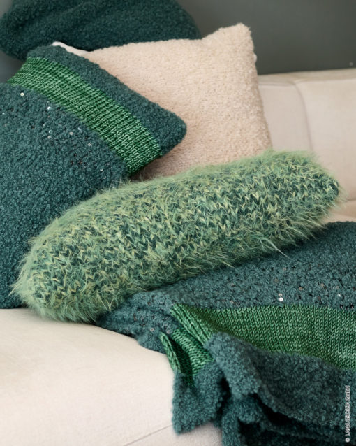 Strickset Kissenhülle Glatt Rechts Aus The Look Und Basta Von Lana Grossa