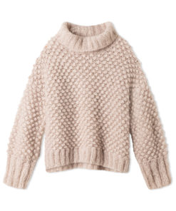 Strickset Rollkragenpulli Im Röschenmuster Aus Mohair Moda Von Lana Grossa 4 Hw2025 Home 78 Lana Grossa 9410078 M30 Mf2