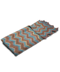 Strickset Gestreifte Decke Im Zackenmuster Aus Gomitolo Intenso Und Brigitte No. 2 Von Lana Grossa 3 Hw2025 Home 78 Lana Grossa 9410078 M32 Mf2