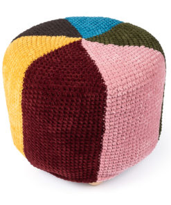 Strickset Hockerhusse In Festen Maschen Aus The Look Von Lana Grossa 3 Hw2025 Home 78 Lana Grossa 9410078 M33 Mf2