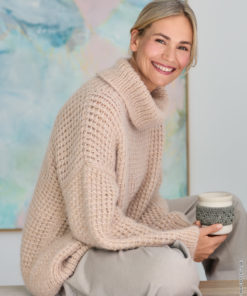 Strickset Rollkragenpulli Im Strukturmuster Aus Nebbia Und Silkhair Von Lana Grossa 5 Hw2025 Home 78 Lana Grossa 9410078 M38 Mf3